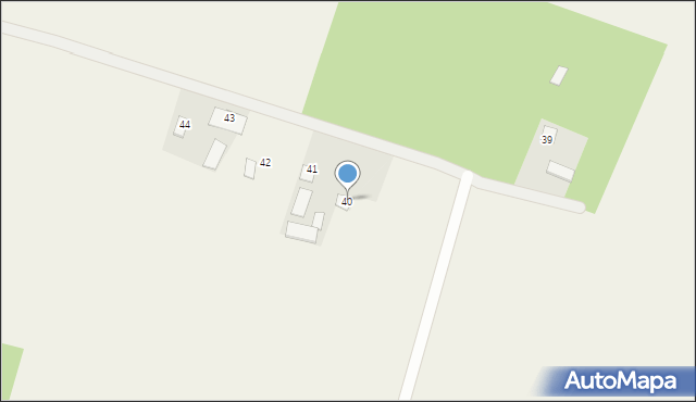 Majdan Wierzchowiński, Majdan Wierzchowiński, 40, mapa Majdan Wierzchowiński