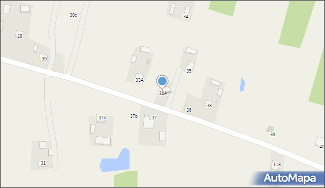 Majdan Zahorodyński, Majdan Zahorodyński, 34A, mapa Majdan Zahorodyński
