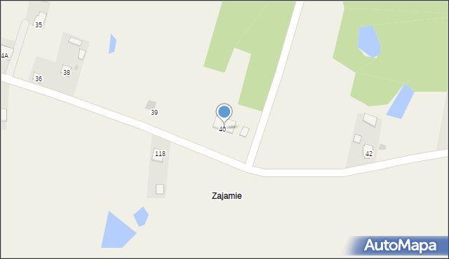 Majdan Zahorodyński, Majdan Zahorodyński, 40a, mapa Majdan Zahorodyński