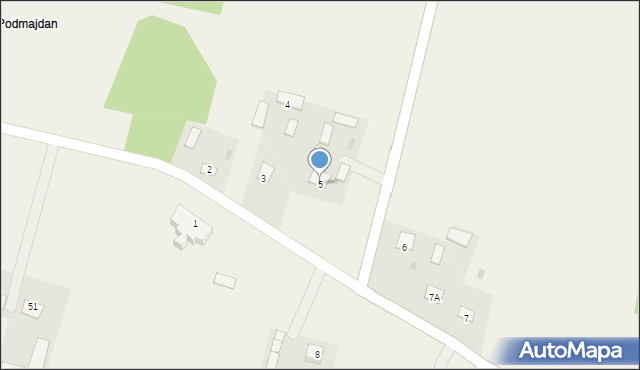 Majdan Zahorodyński, Majdan Zahorodyński, 5, mapa Majdan Zahorodyński