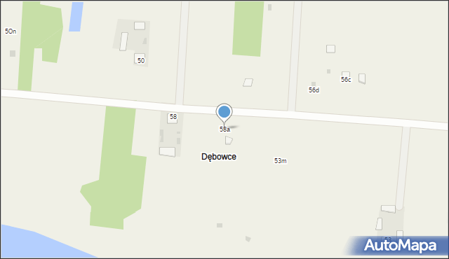 Majdan Zahorodyński, Majdan Zahorodyński, 58a, mapa Majdan Zahorodyński