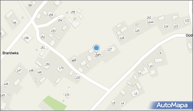 Majdan Zbydniowski, Majdan Zbydniowski, 128, mapa Majdan Zbydniowski