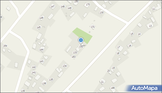 Majdan Zbydniowski, Majdan Zbydniowski, 132, mapa Majdan Zbydniowski