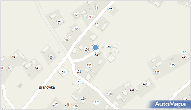 Majdan Zbydniowski, Majdan Zbydniowski, 154, mapa Majdan Zbydniowski