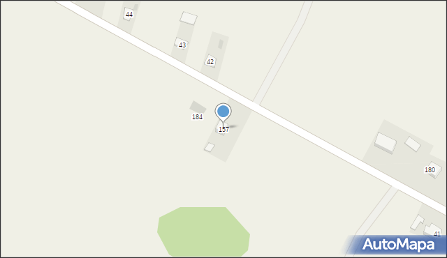 Majdan Zbydniowski, Majdan Zbydniowski, 157, mapa Majdan Zbydniowski