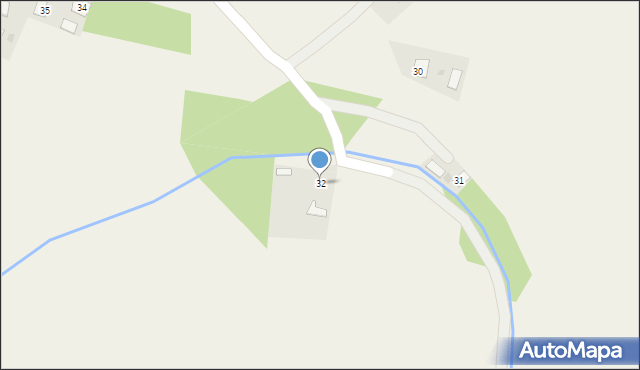 Majdan Zbydniowski, Majdan Zbydniowski, 32, mapa Majdan Zbydniowski