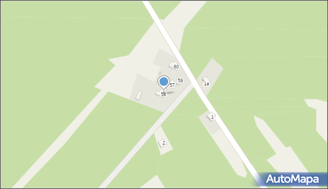 Majdanki, Majdanki, 58, mapa Majdanki