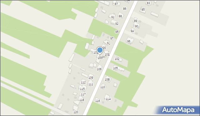 Majdów, Majdów, 103, mapa Majdów