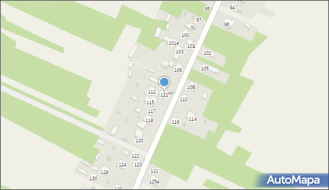 Majdów, Majdów, 111, mapa Majdów