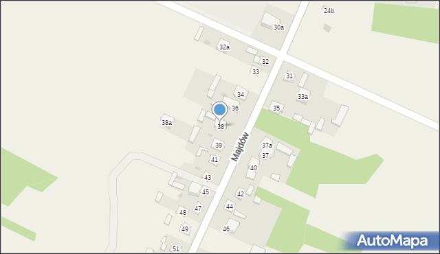 Majdów, Majdów, 38, mapa Majdów