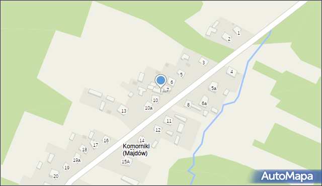 Majdów, Majdów, 9, mapa Majdów