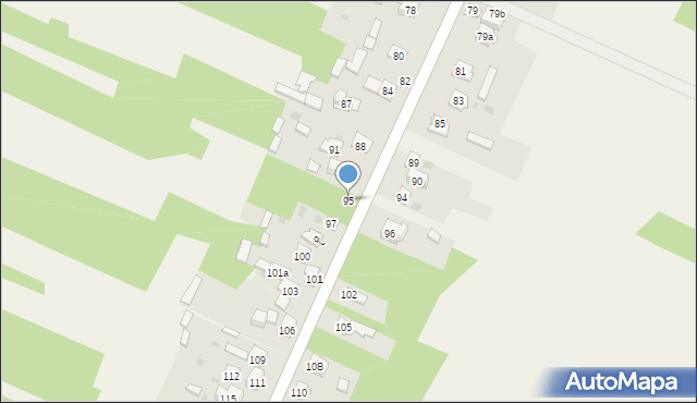 Majdów, Majdów, 95, mapa Majdów