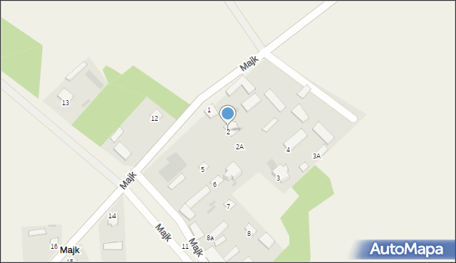 Majk, Majk, 2, mapa Majk