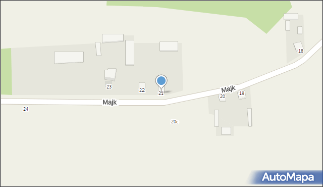 Majk, Majk, 21, mapa Majk