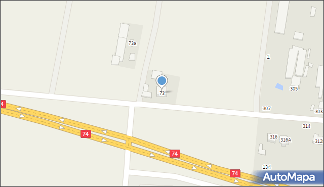 Majków Duży, Majków Duży, 73, mapa Majków Duży