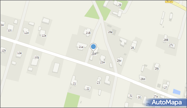 Majków-Folwark, Majków-Folwark, 22A, mapa Majków-Folwark