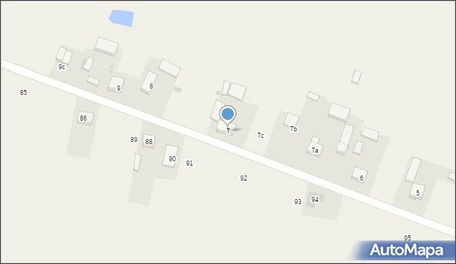Majków-Folwark, Majków-Folwark, 7, mapa Majków-Folwark