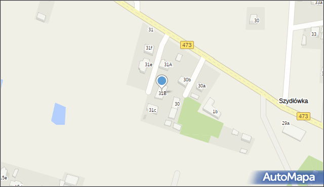 Majków Mały, Majków Mały, 31B, mapa Majków Mały
