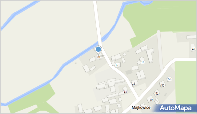 Majkowice, Majkowice, 18, mapa Majkowice