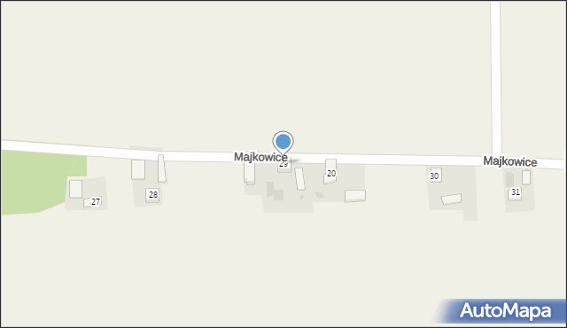 Majkowice, Majkowice, 29, mapa Majkowice