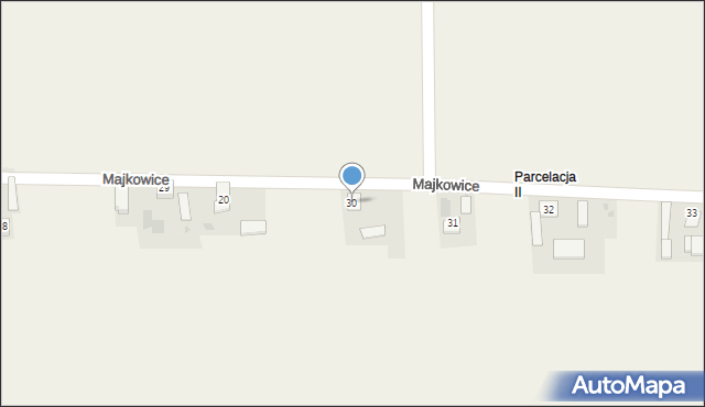 Majkowice, Majkowice, 30, mapa Majkowice