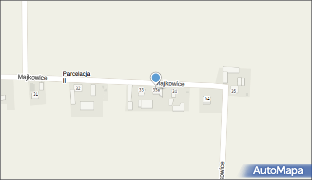 Majkowice, Majkowice, 33a, mapa Majkowice