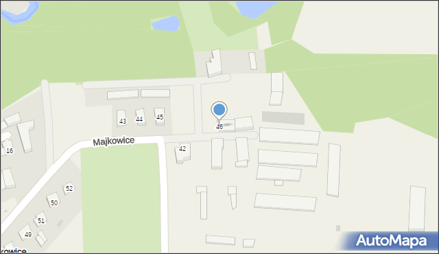 Majkowice, Majkowice, 46, mapa Majkowice