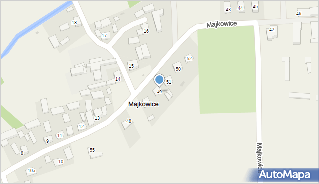 Majkowice, Majkowice, 49, mapa Majkowice