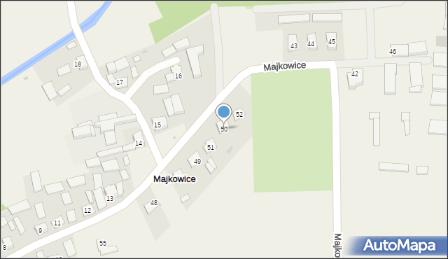 Majkowice, Majkowice, 50, mapa Majkowice