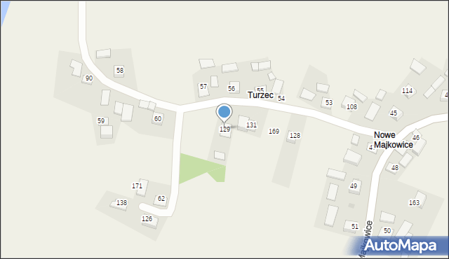 Majkowice, Majkowice, 129, mapa Majkowice