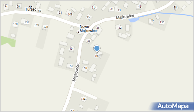 Majkowice, Majkowice, 163, mapa Majkowice
