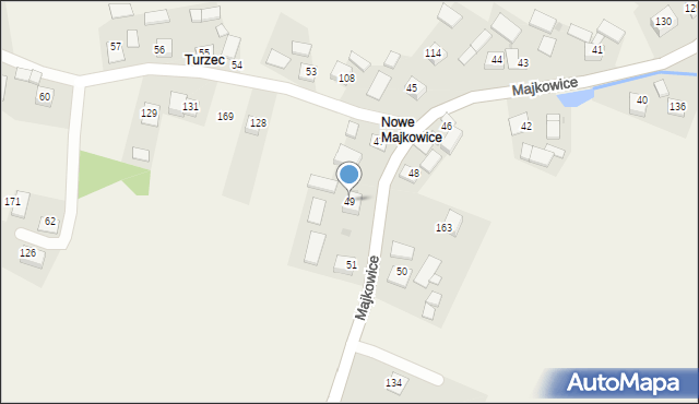Majkowice, Majkowice, 49, mapa Majkowice
