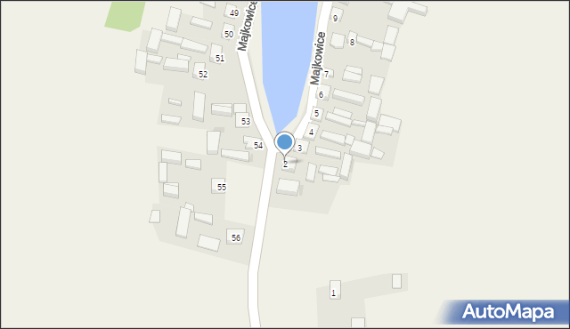Majkowice, Majkowice, 2, mapa Majkowice