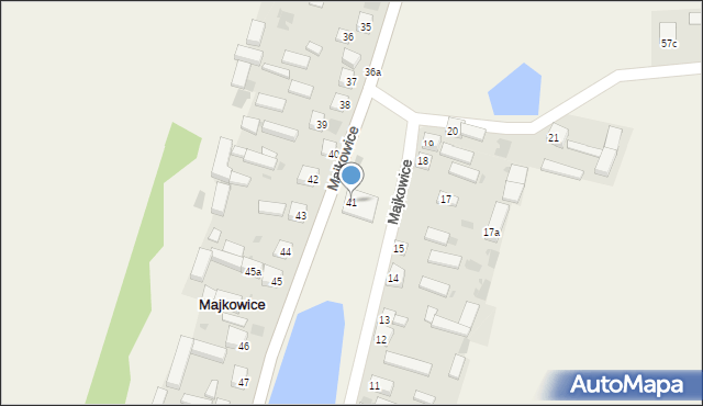 Majkowice, Majkowice, 41, mapa Majkowice