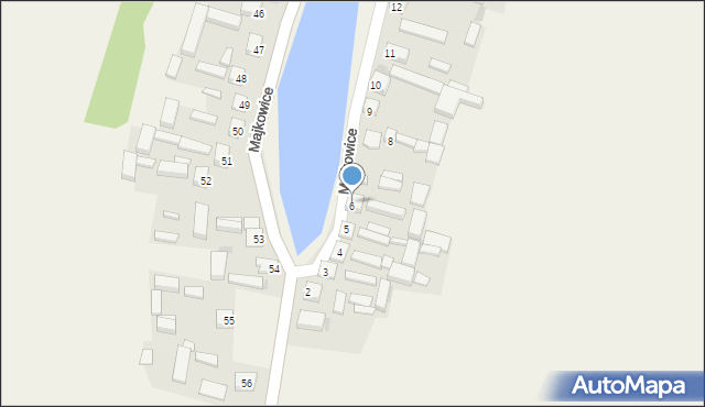 Majkowice, Majkowice, 6, mapa Majkowice