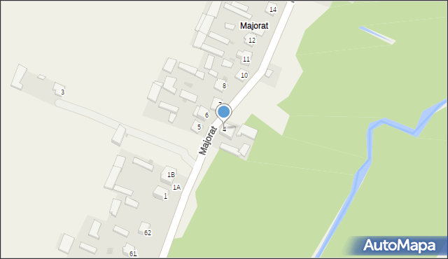 Majorat, Majorat, 4, mapa Majorat