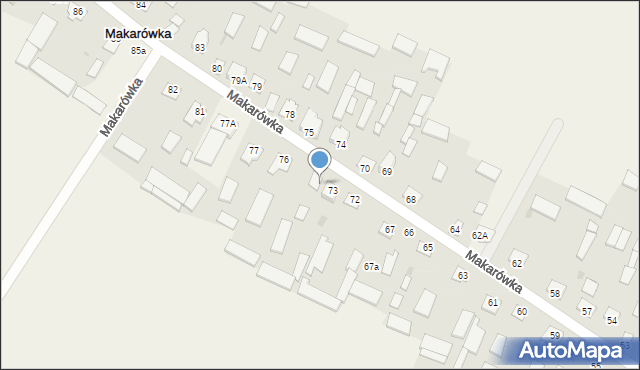 Makarówka, Makarówka, 73a, mapa Makarówka