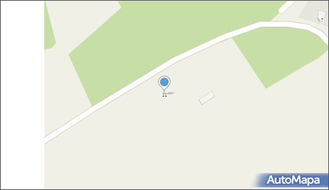 Mąki, Mąki, 11, mapa Mąki