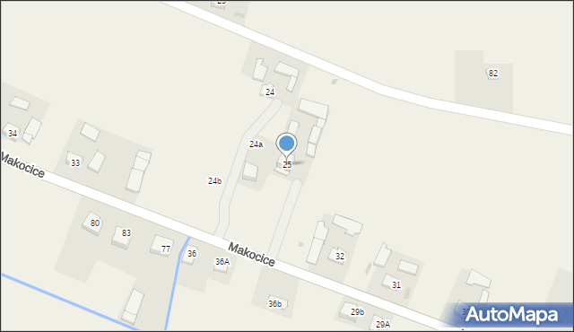 Makocice, Makocice, 25, mapa Makocice
