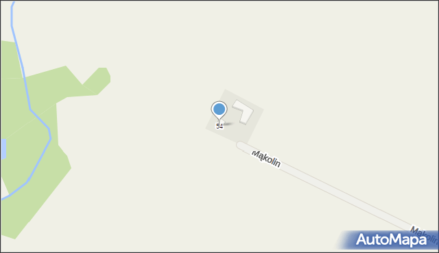 Mąkolin, Mąkolin, 54, mapa Mąkolin