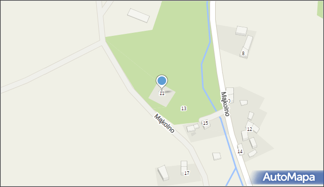 Mąkolno, Mąkolno, 11, mapa Mąkolno
