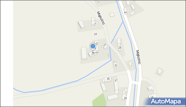 Mąkolno, Mąkolno, 25, mapa Mąkolno