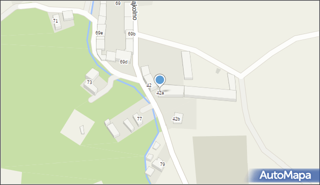 Mąkolno, Mąkolno, 42a, mapa Mąkolno
