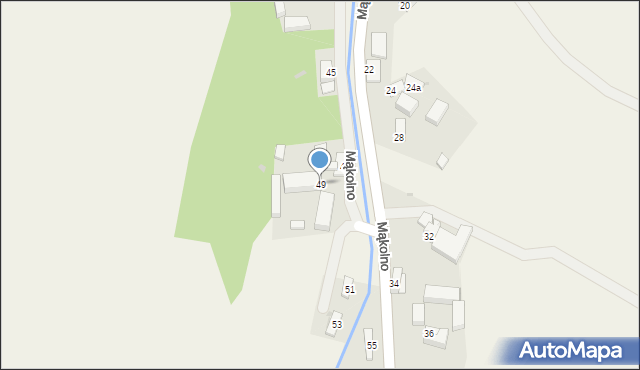Mąkolno, Mąkolno, 49, mapa Mąkolno