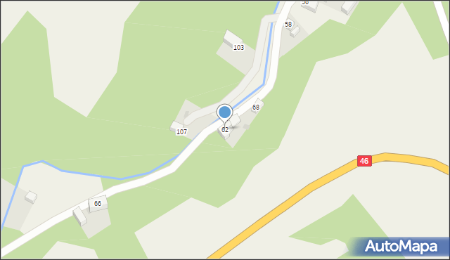 Mąkolno, Mąkolno, 62, mapa Mąkolno