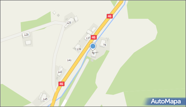 Mąkolno, Mąkolno, 78, mapa Mąkolno