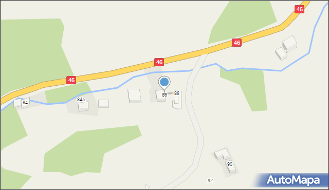 Mąkolno, Mąkolno, 86, mapa Mąkolno