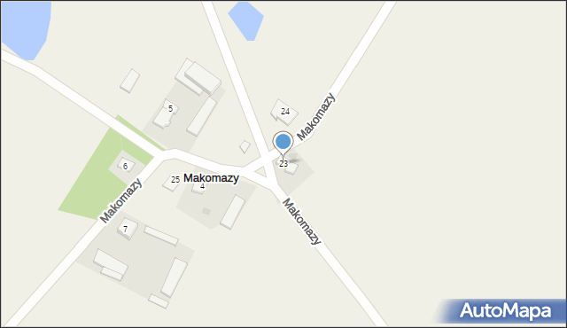 Makomazy, Makomazy, 23, mapa Makomazy