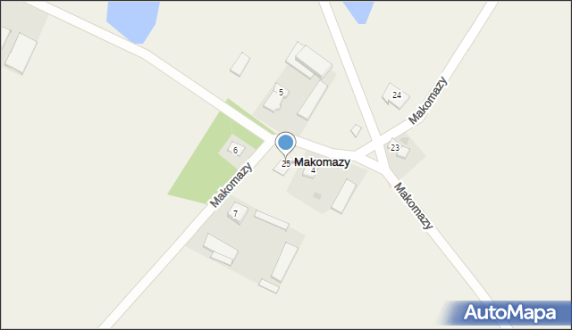 Makomazy, Makomazy, 25, mapa Makomazy