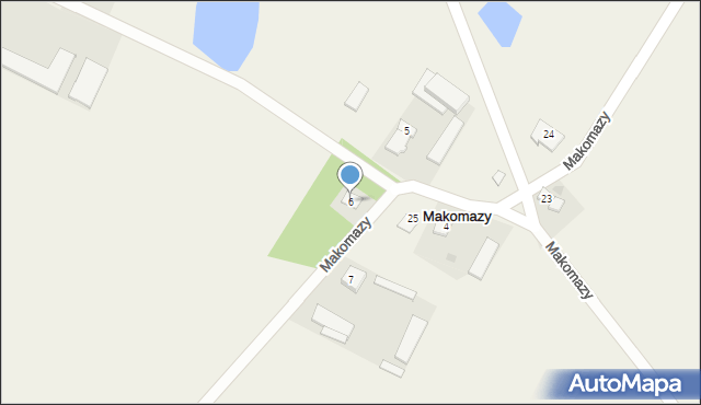 Makomazy, Makomazy, 6, mapa Makomazy